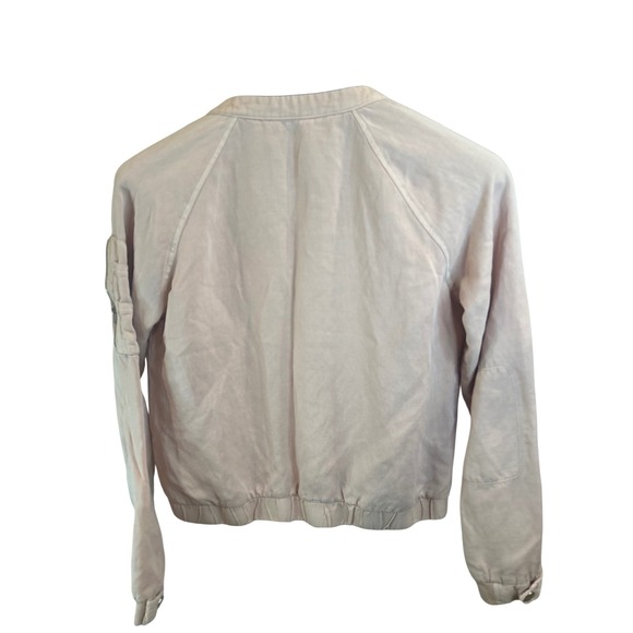 Sanctuary Womens Blush Pink Bomber Jacket Size S - Picture 4 of 7